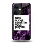 playlist please back phone cover | glass case for oneplus nord ce 3