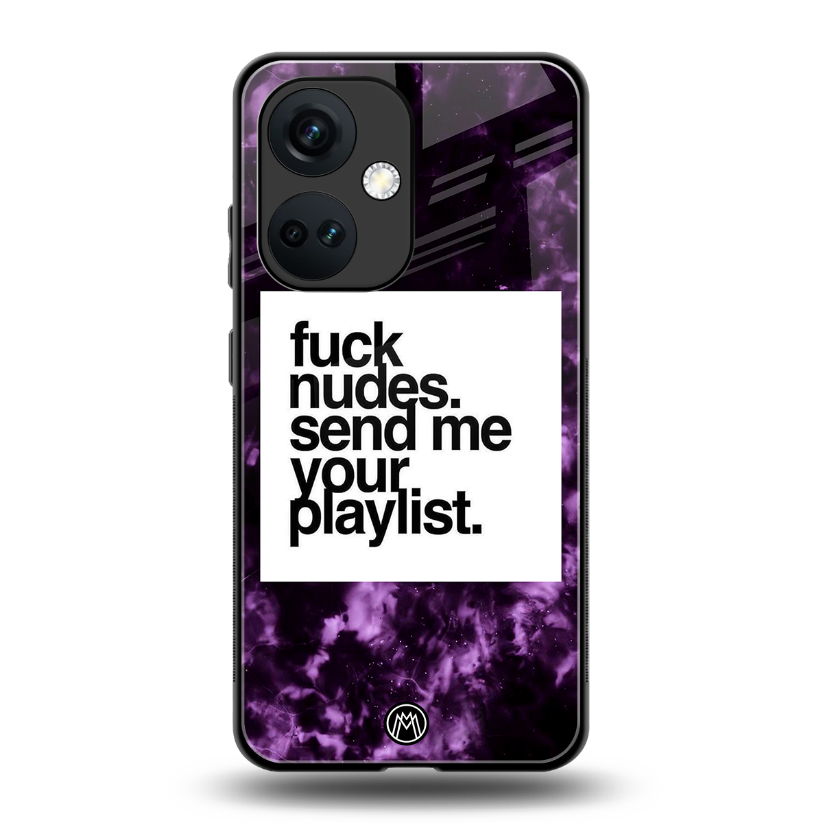playlist please back phone cover | glass case for oneplus nord ce 3