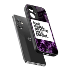 playlist please back phone cover | glass case for oneplus nord ce 3