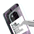 playlist please back phone cover | glass case for oneplus nord ce 3