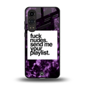 playlist please back phone cover | glass case for oneplus nord ce 4 lite