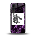 playlist please back phone cover | glass case for oneplus nord ce 4 lite