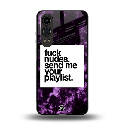 playlist please back phone cover | glass case for oneplus nord ce 4 lite
