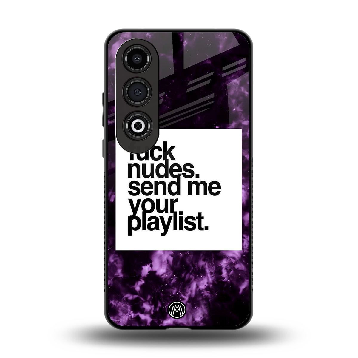 playlist please back phone cover | glass case for oneplus nord ce 4