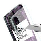 playlist please back phone cover | glass case for oneplus nord ce 4
