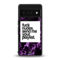 playlist please back phone cover | glass case for google pixel 6 pro