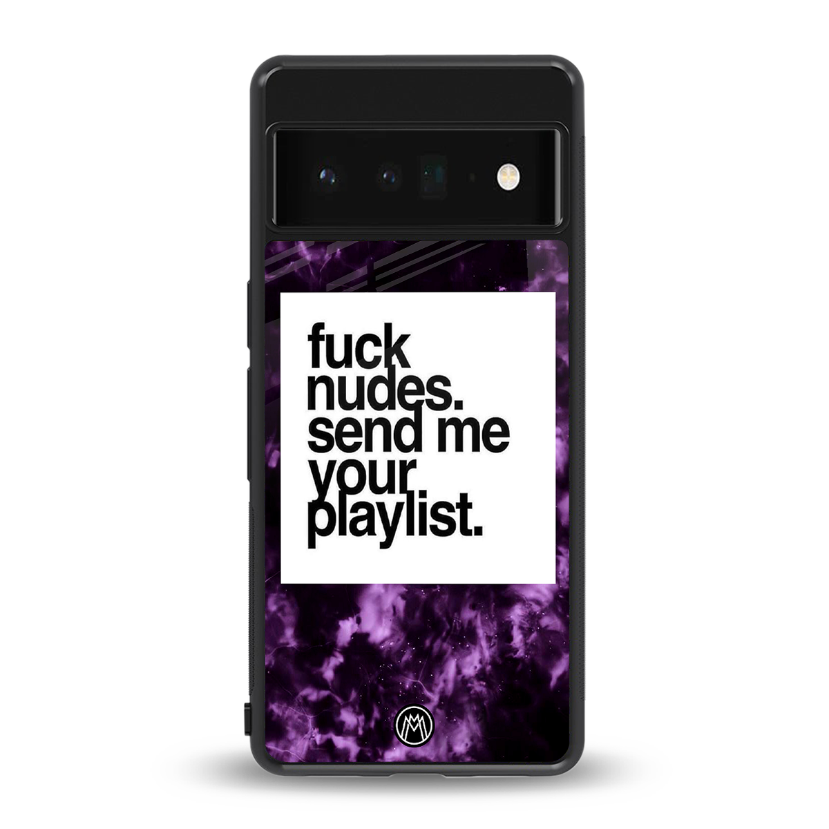 playlist please back phone cover | glass case for google pixel 6 pro