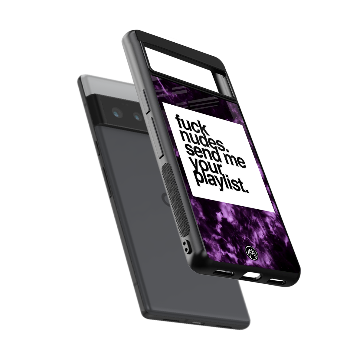 playlist please back phone cover | glass case for google pixel 6 pro