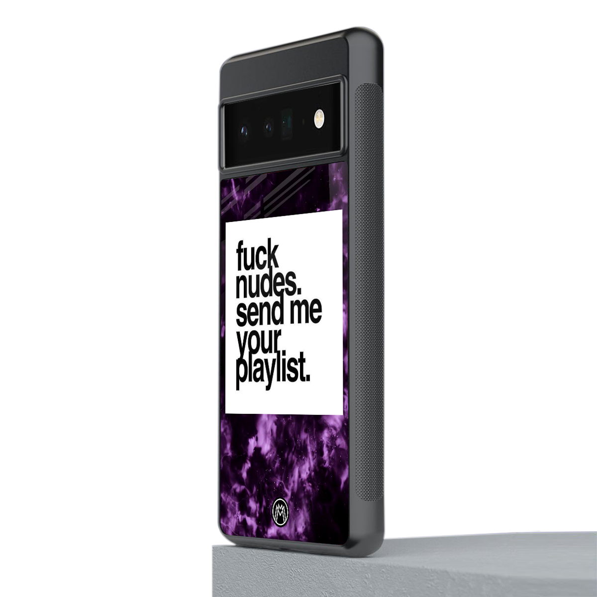 playlist please back phone cover | glass case for google pixel 6 pro