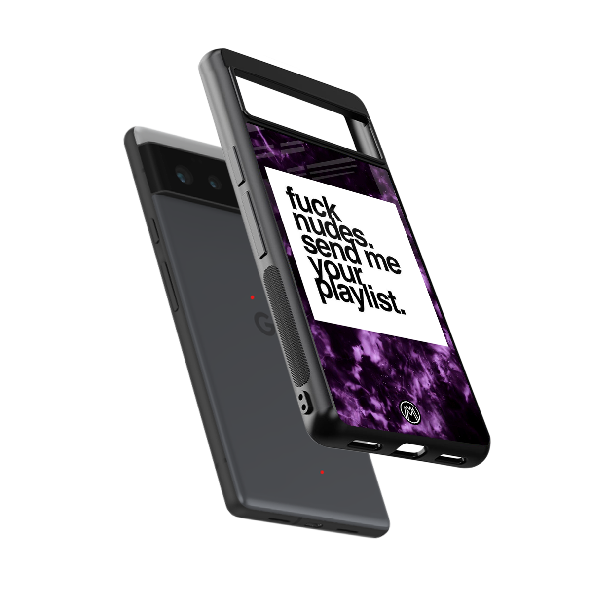 playlist please back phone cover | glass case for google pixel 6