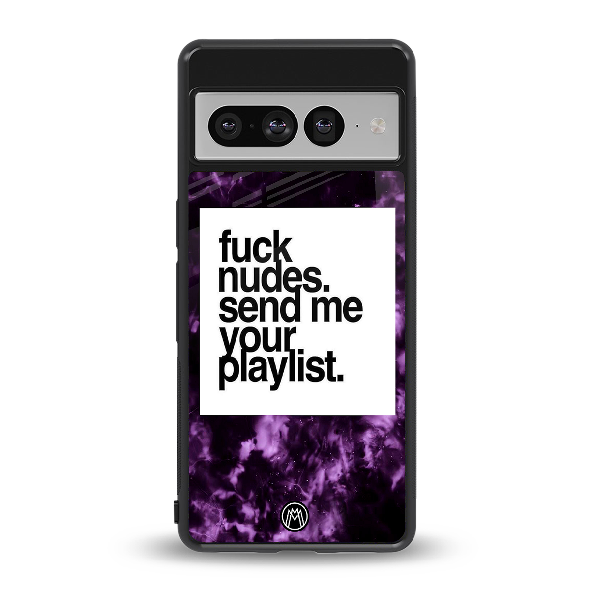 playlist please back phone cover | glass case for google pixel 7 pro