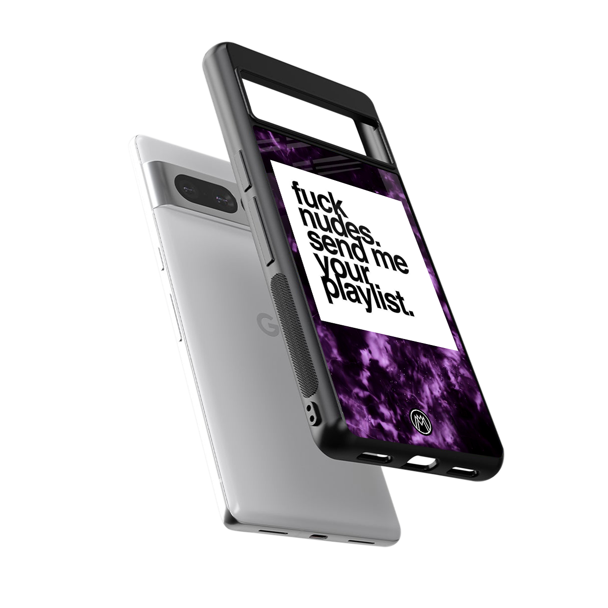 playlist please back phone cover | glass case for google pixel 7 pro