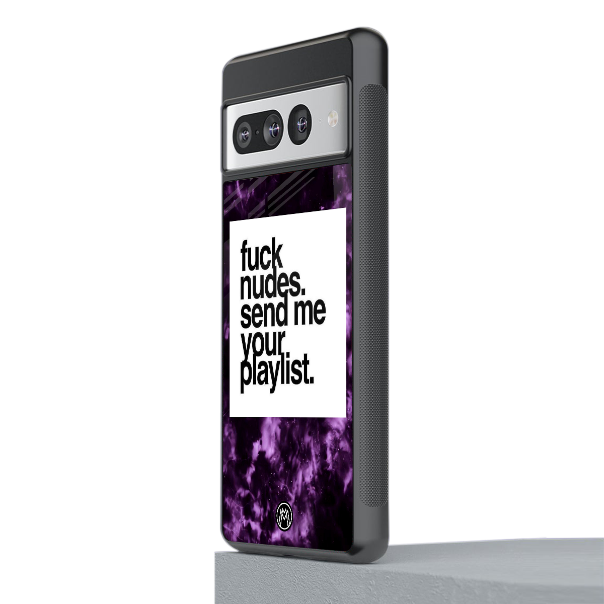 playlist please back phone cover | glass case for google pixel 7 pro