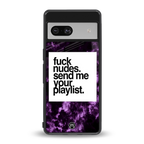 playlist please back phone cover | glass case for Google Pixel 7A