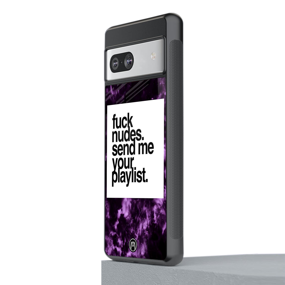 playlist please back phone cover | glass case for Google Pixel 7