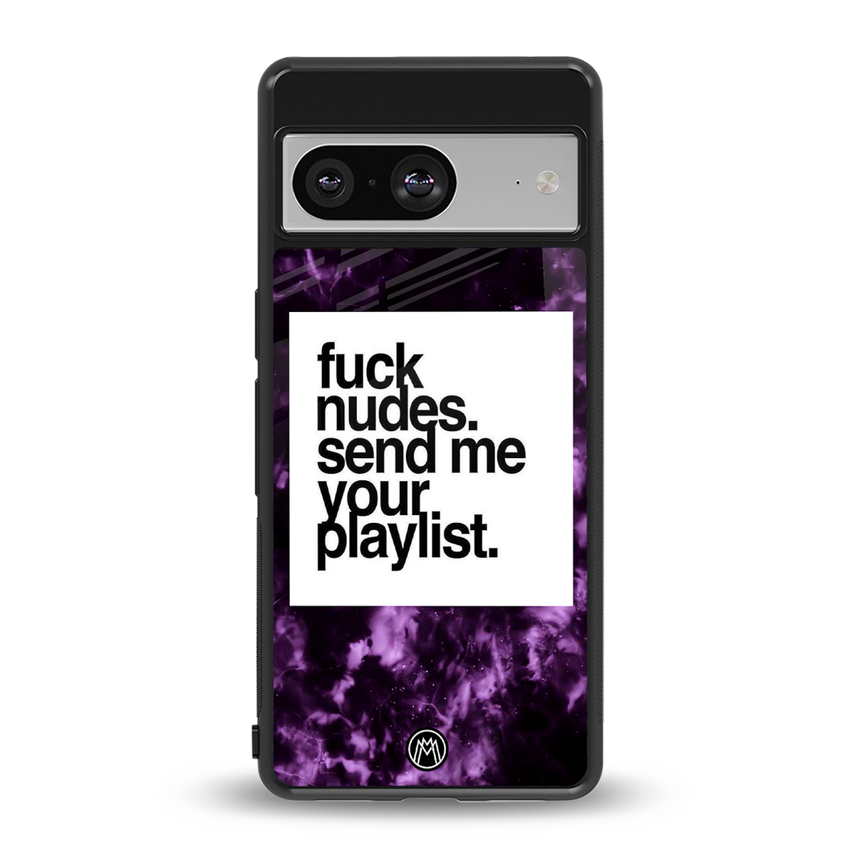 playlist please back phone cover | glass case for Google Pixel 8