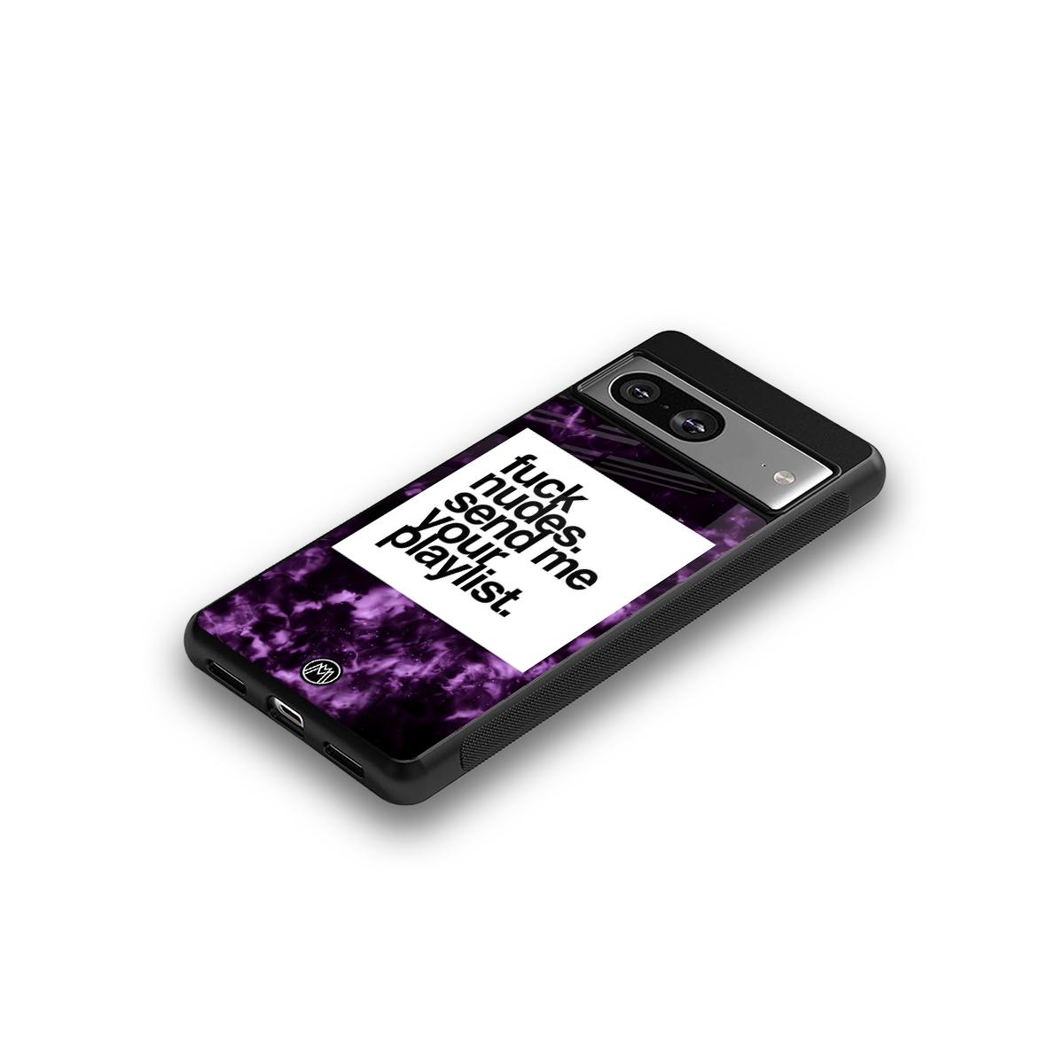 playlist please back phone cover | glass case for Google Pixel 8