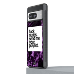 playlist please back phone cover | glass case for Google Pixel 8