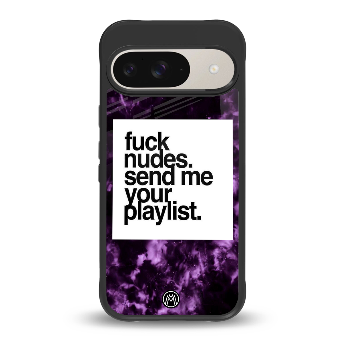 playlist please back phone cover | glass case for google pixel 9