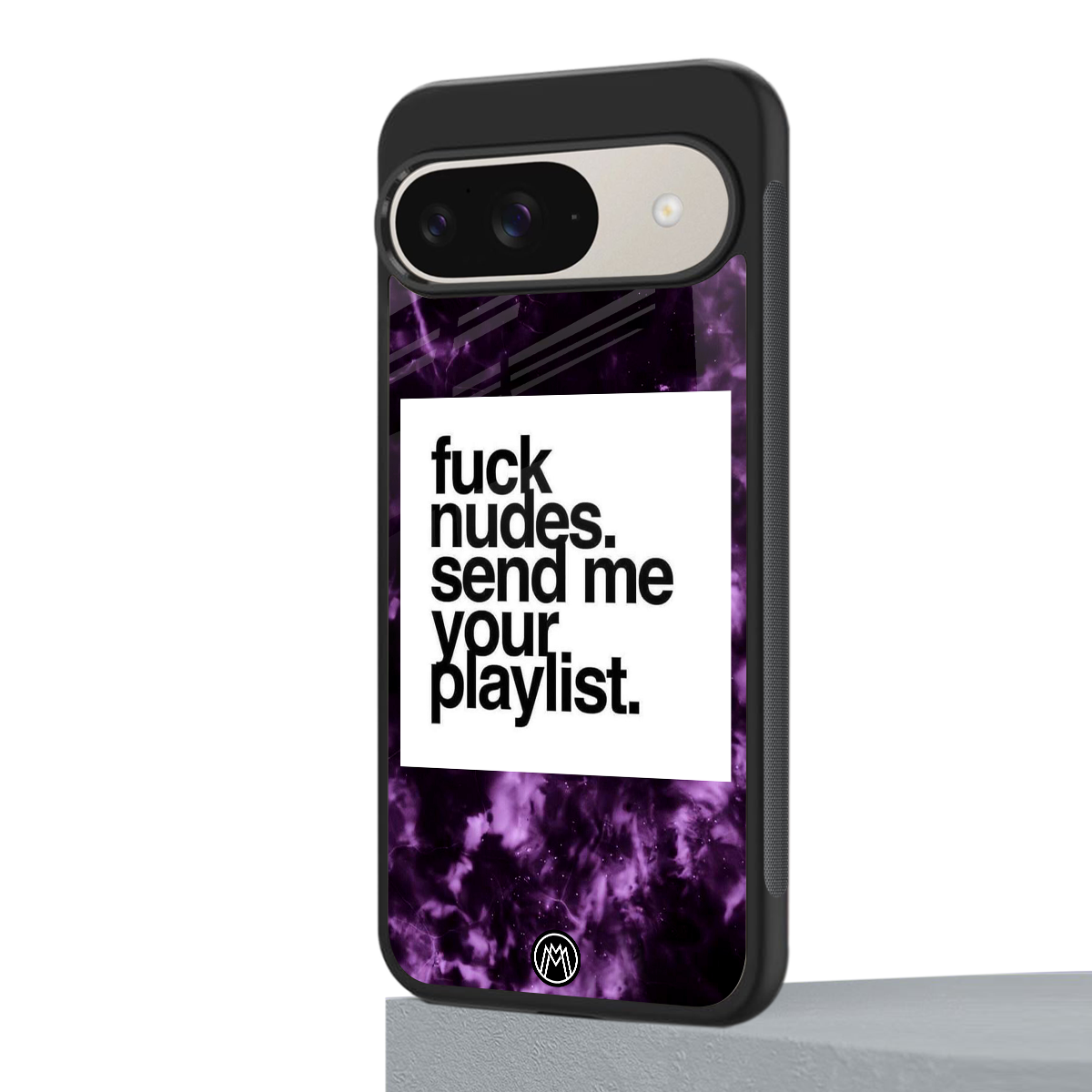 playlist please back phone cover | glass case for google pixel 9
