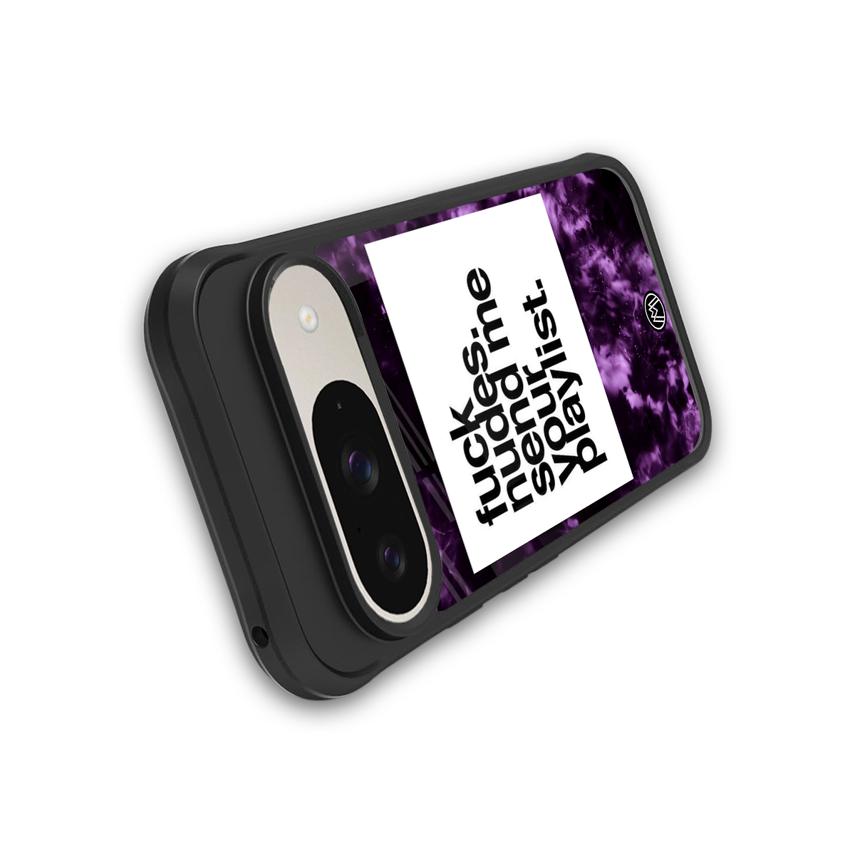 playlist please back phone cover | glass case for google pixel 9