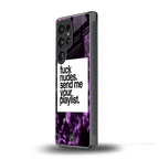 playlist please back phone cover | glass case for samsung galaxy s25 ultra