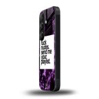 playlist please back phone cover | glass case for samsung galaxy s24 fe