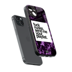 playlist please back phone cover | glass case for iphone 14