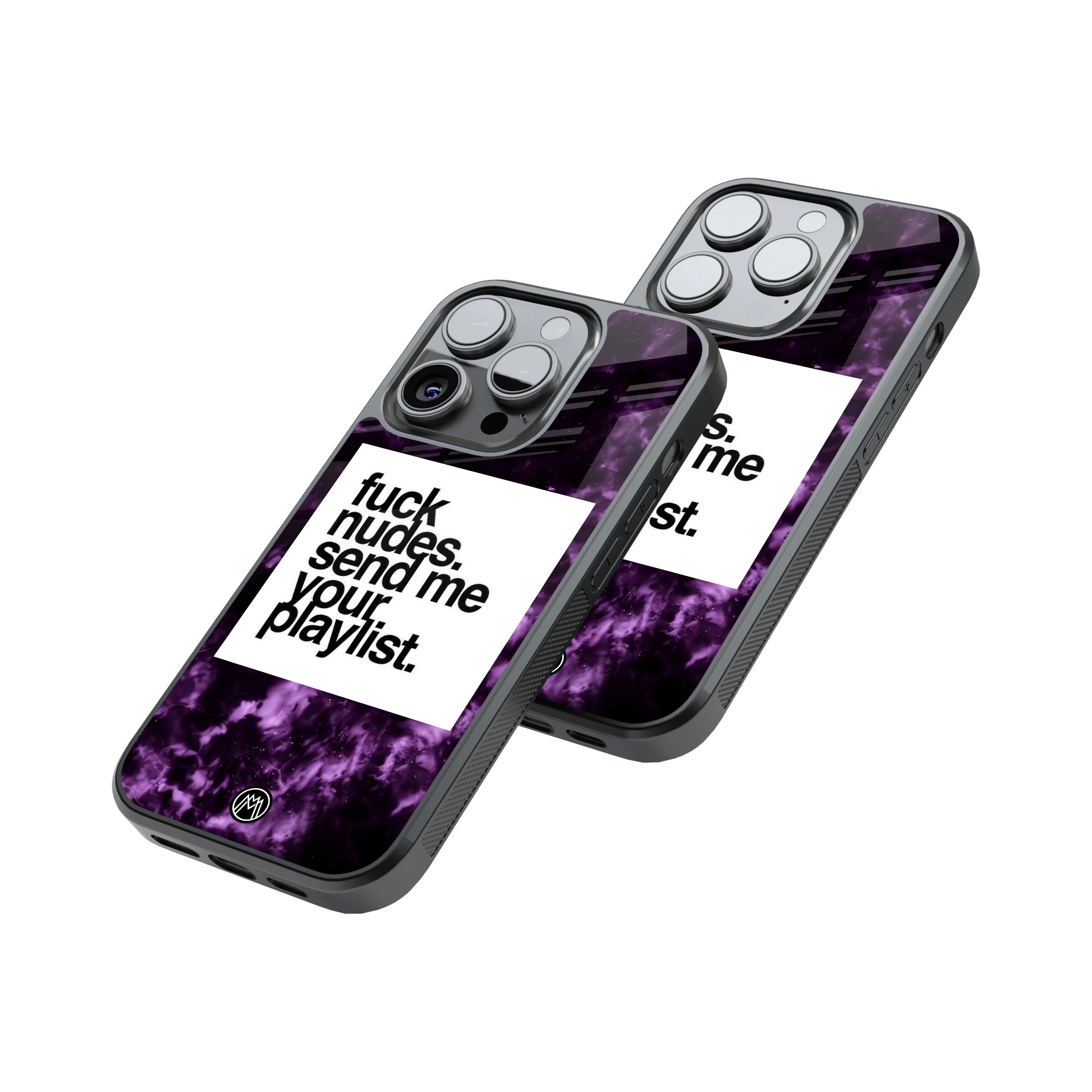 Protective Glass Back Phone Case Compatible with iPhone, Samsung, OnePlus, Pixel & More