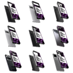 Durable Glass Back Mobile Case for iPhone, Samsung, OnePlus, Google Pixel, Redmi, Vivo, Oppo