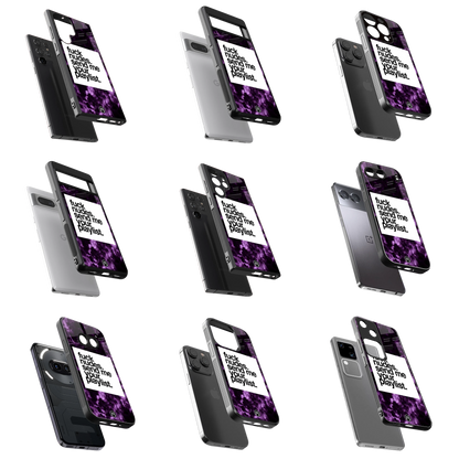 Durable Glass Back Mobile Case for iPhone, Samsung, OnePlus, Google Pixel, Redmi, Vivo, Oppo
