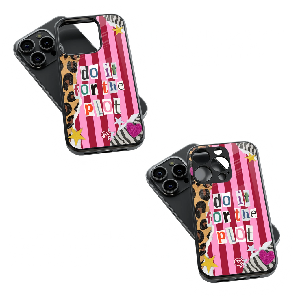Trendy Glass Back Mobile Case for iPhone, Samsung, Redmi, OnePlus, Google Pixel, Motorola