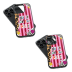 Trendy Glass Back Mobile Case for iPhone, Samsung, Redmi, OnePlus, Google Pixel, Motorola
