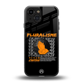 pluralisme back phone cover | glass case for iphone 13 mini