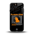 pluralisme back phone cover | glass case for iphone 13 pro max