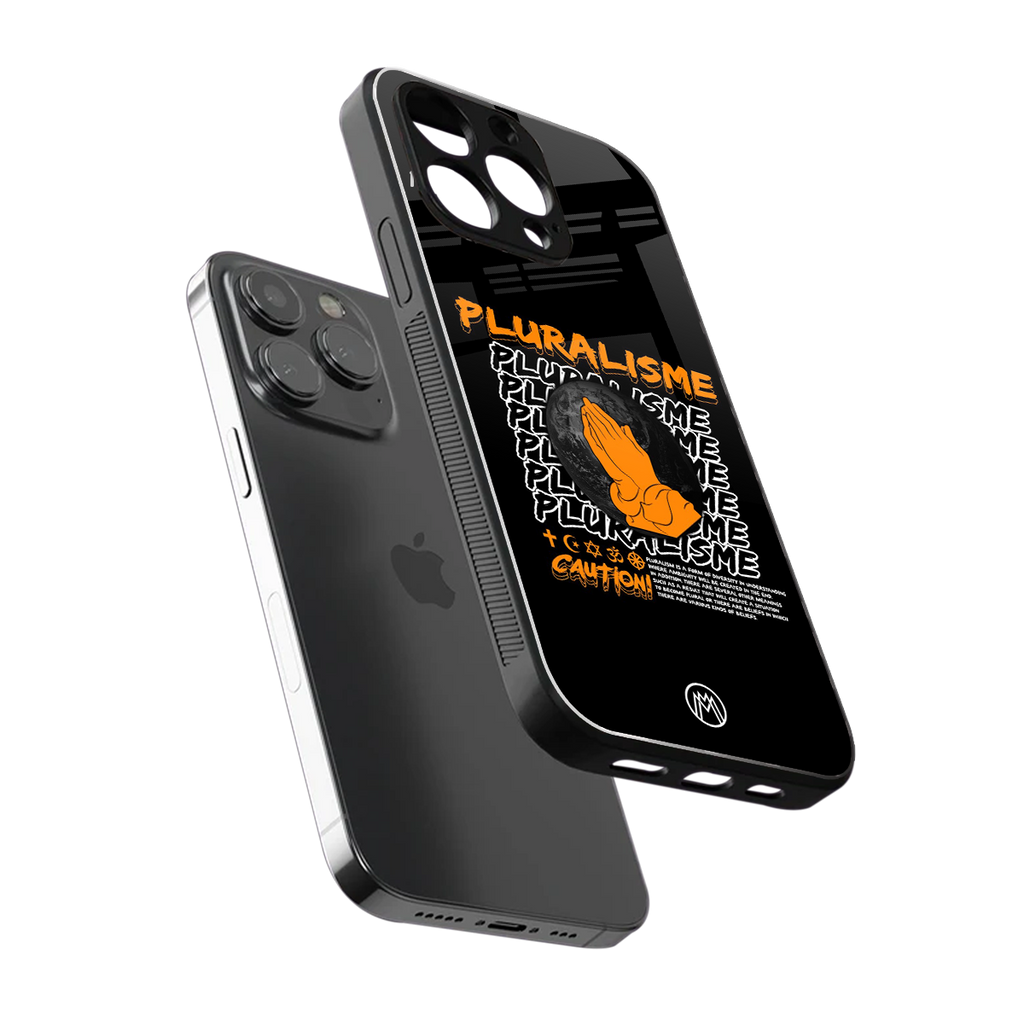 pluralisme back phone cover | glass case for iphone 13 pro