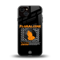 pluralisme back phone cover | glass case for iphone 13