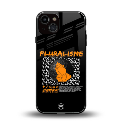 pluralisme back phone cover | glass case for iphone 13