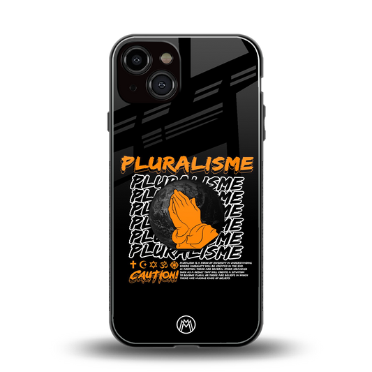 pluralisme back phone cover | glass case for iphone 13
