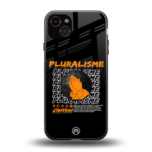 pluralisme back phone cover | glass case for iphone 14 plus