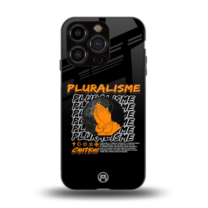 pluralisme back phone cover | glass case for iphone 15 pro