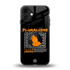 pluralisme back phone cover | glass case for iphone 16 plus