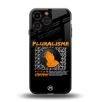 pluralisme back phone cover | glass case for iphone 16 pro max