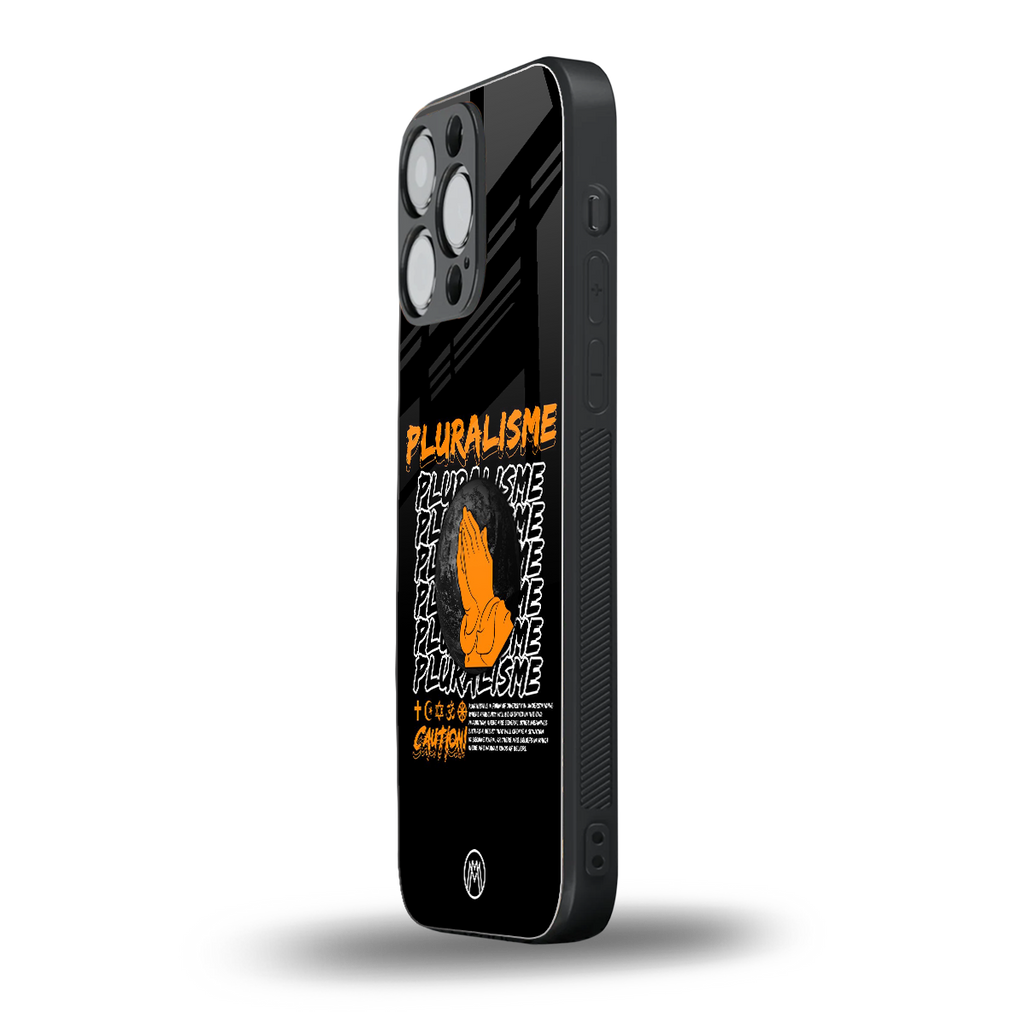 pluralisme back phone cover | glass case for iphone 16 pro max