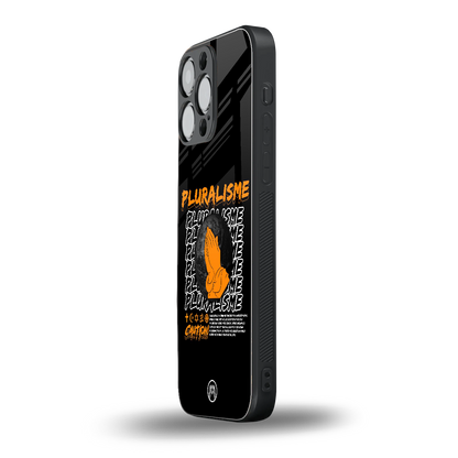 pluralisme back phone cover | glass case for iphone 16 pro max