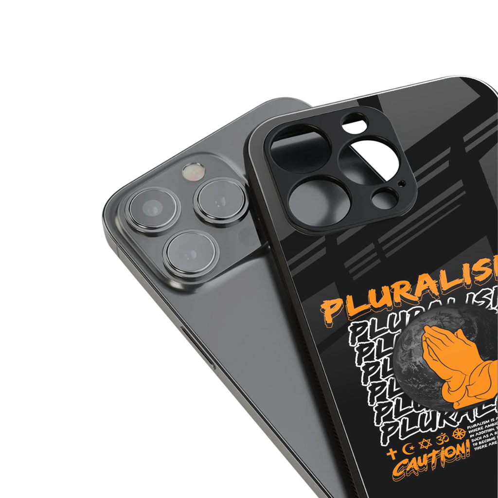 pluralisme back phone cover | glass case for iphone 13 pro max
