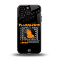 pluralisme back phone cover | glass case for iphone 16 pro