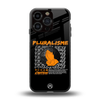 pluralisme back phone cover | glass case for iphone 16 pro