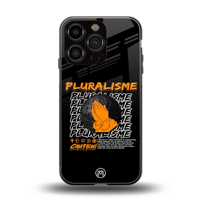 pluralisme back phone cover | glass case for iphone 16 pro