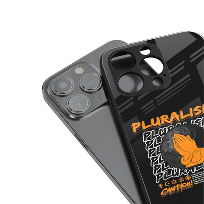 pluralisme back phone cover | glass case for iphone 16 pro